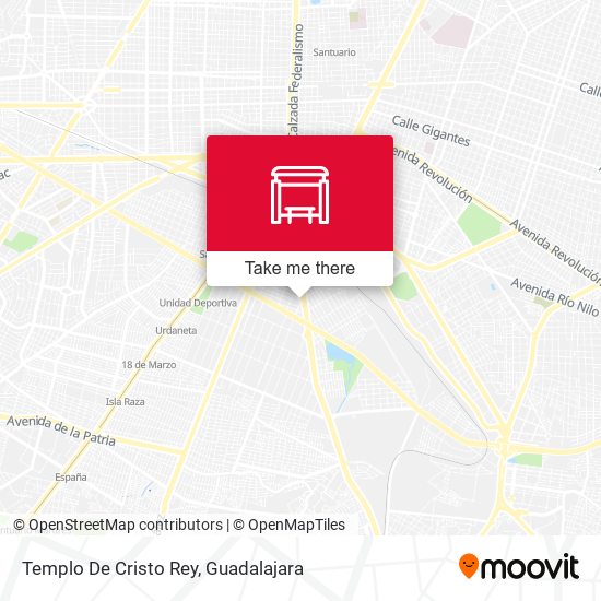 Templo De Cristo Rey map