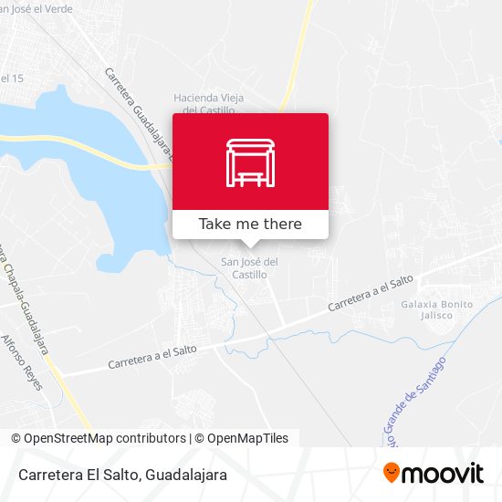 Mapa de Carretera El Salto
