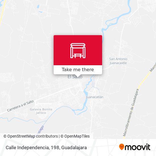 Mapa de Calle Independencia, 198