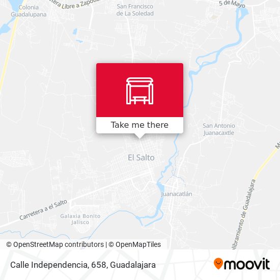 Calle Independencia, 658 map