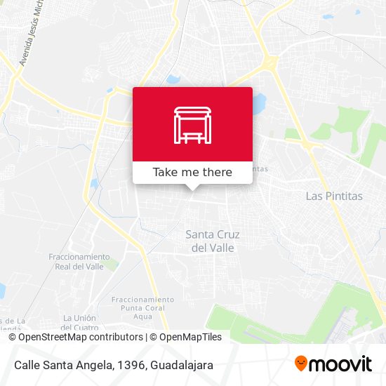 Calle Santa Angela, 1396 map