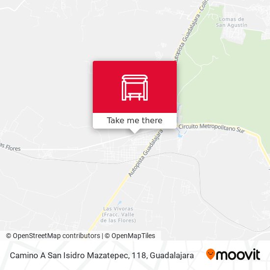 Mapa de Camino A San Isidro Mazatepec, 118