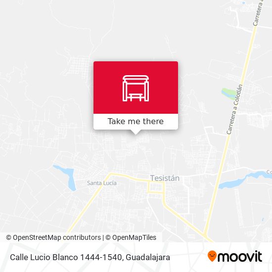 Calle Lucio Blanco 1444-1540 map