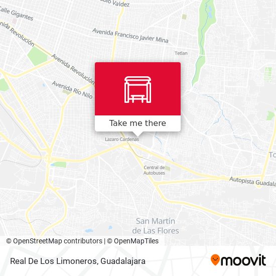 Real De Los Limoneros map