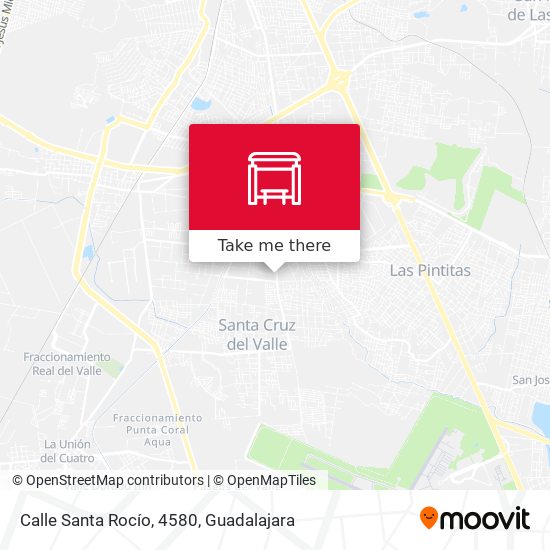 Mapa de Calle Santa Rocío, 4580