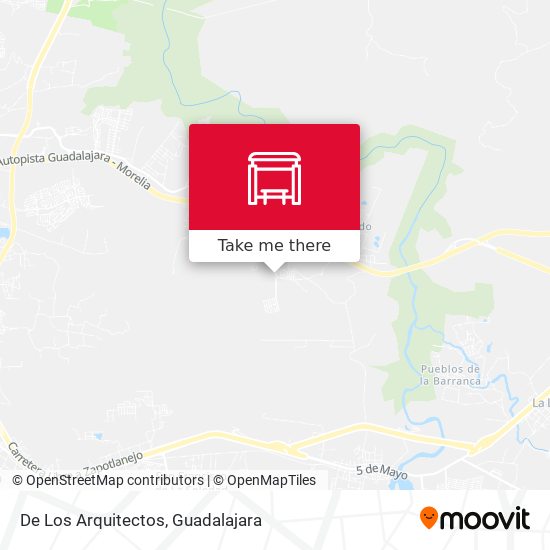 Mapa de De Los Arquitectos