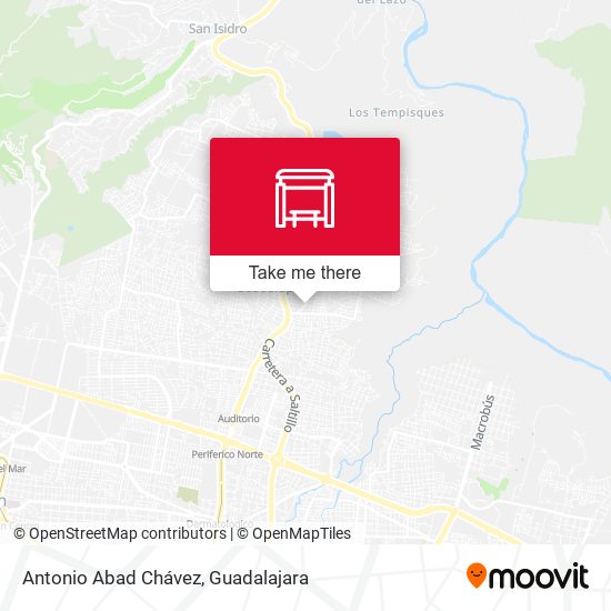 Mapa de Antonio Abad Chávez