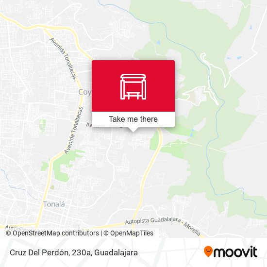 Cruz Del Perdón, 230a map