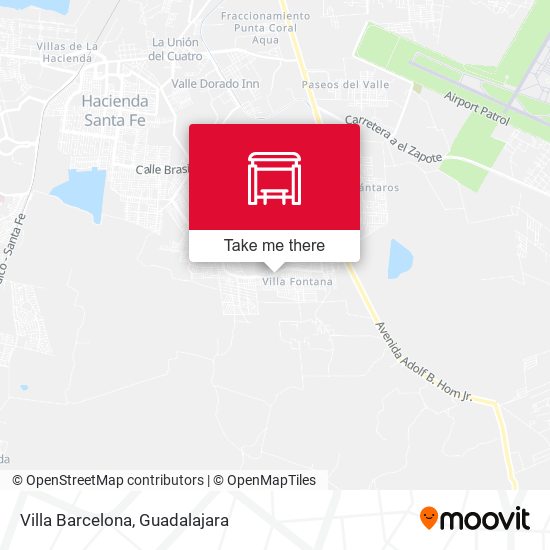 Mapa de Villa Barcelona