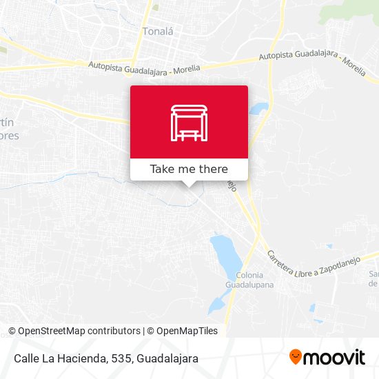 Mapa de Calle La Hacienda, 535