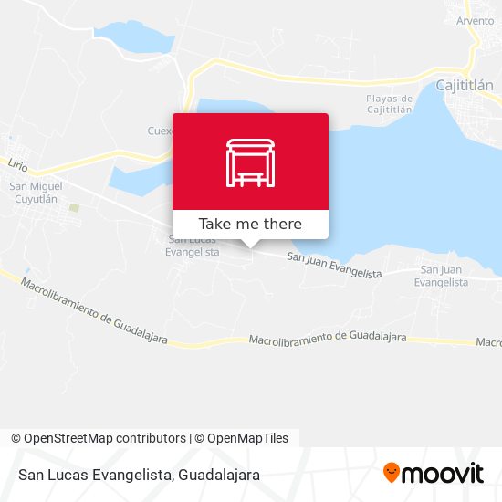 San Lucas Evangelista map