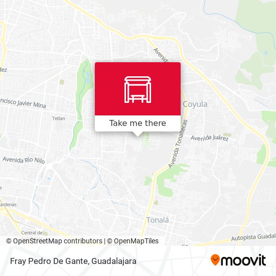 Mapa de Fray Pedro De Gante