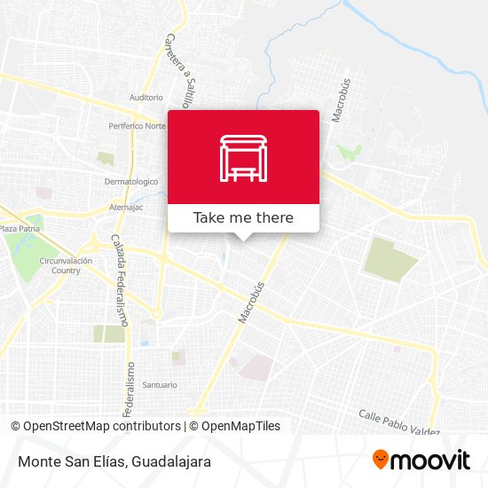 Monte San Elías map