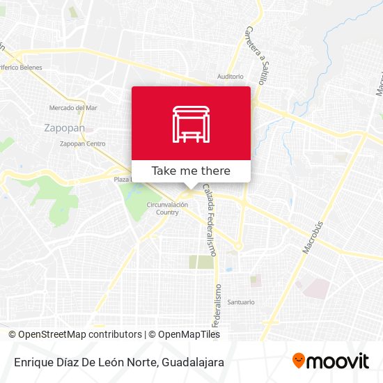 Enrique Díaz De León Norte map