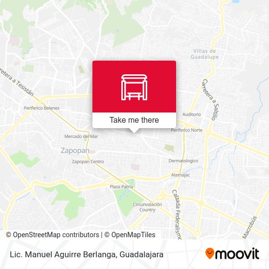 Lic. Manuel Aguirre Berlanga map