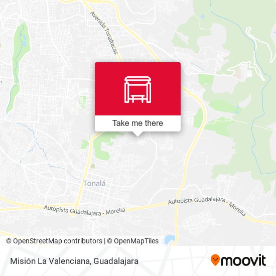 Misión La Valenciana map