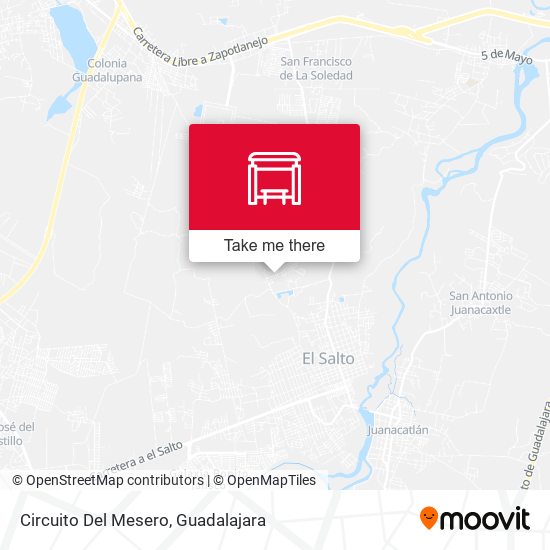 Circuito Del Mesero map