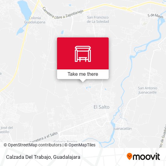 Calzada Del Trabajo map