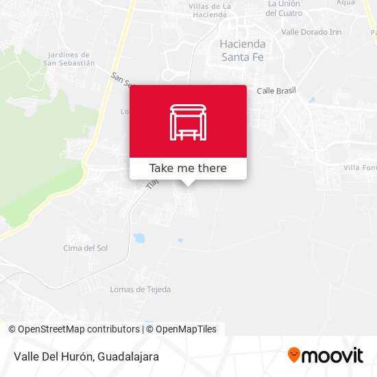 Valle Del Hurón map