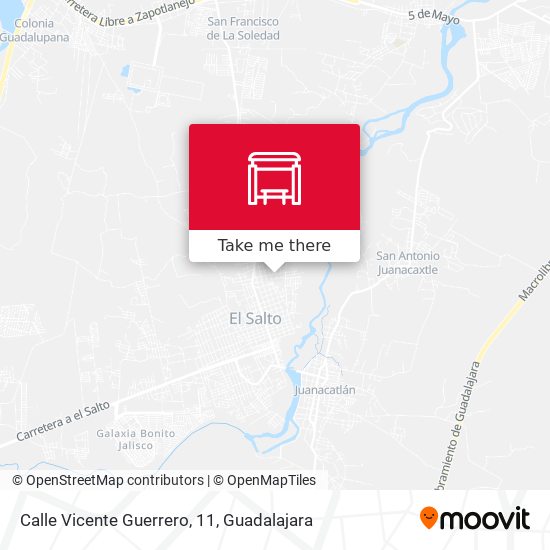 Calle Vicente Guerrero, 11 map