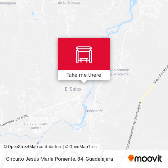 Mapa de Circuito Jesús María Poniente, 84