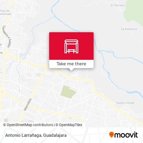 Mapa de Antonio Larrañaga