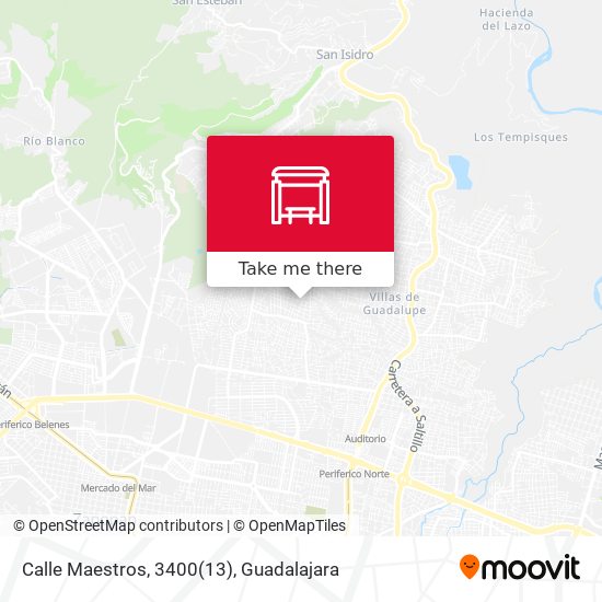Calle Maestros, 3400(13) map