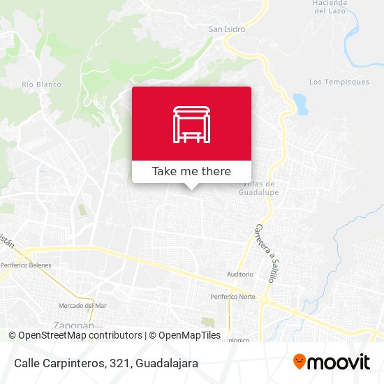 Mapa de Calle Carpinteros, 321