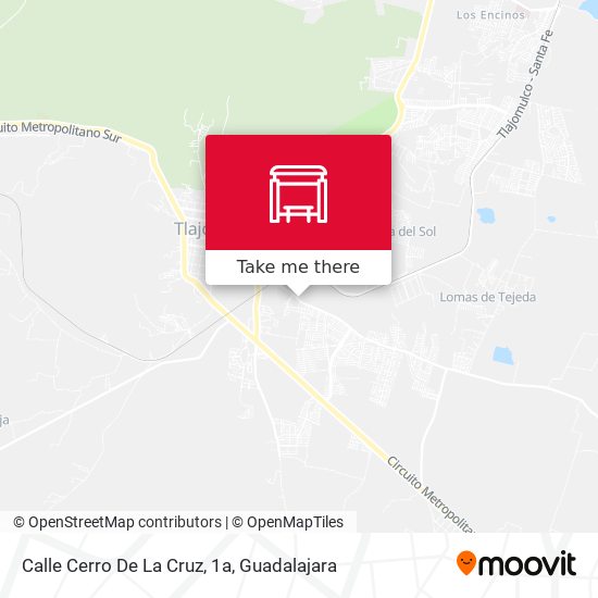 Calle Cerro De La Cruz, 1a map