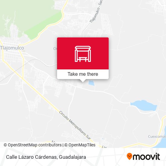 Calle Lázaro Cárdenas map