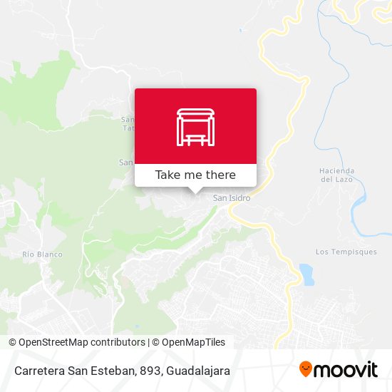 Carretera San Esteban, 893 map