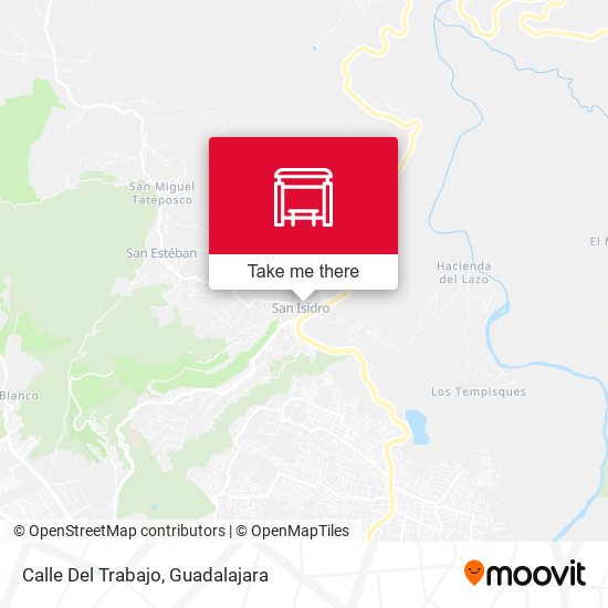 Mapa de Calle Del Trabajo