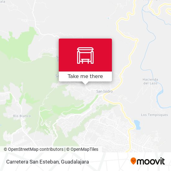 Mapa de Carretera San Esteban