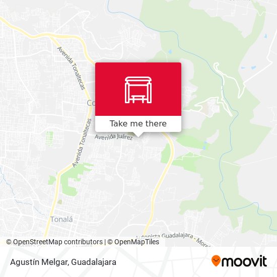 Mapa de Agustín Melgar