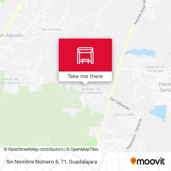 Mapa de Sin Nombre Número 6, 71