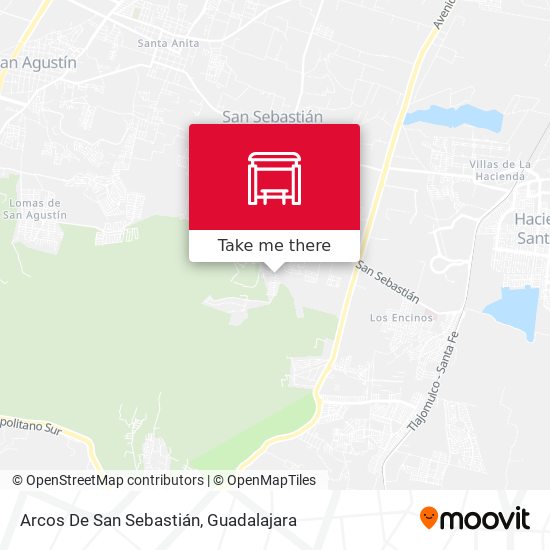 Arcos De San Sebastián map