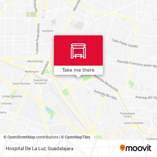 Hospital De La Luz map
