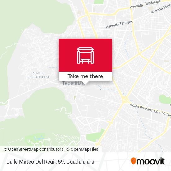 Calle Mateo Del Regil, 59 map