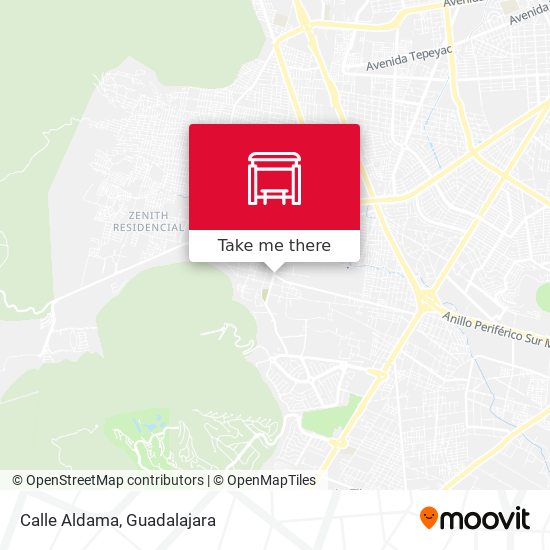 Mapa de Calle Aldama
