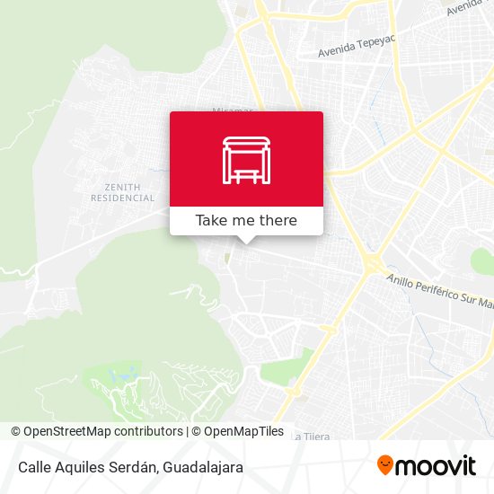 Mapa de Calle Aquiles Serdán