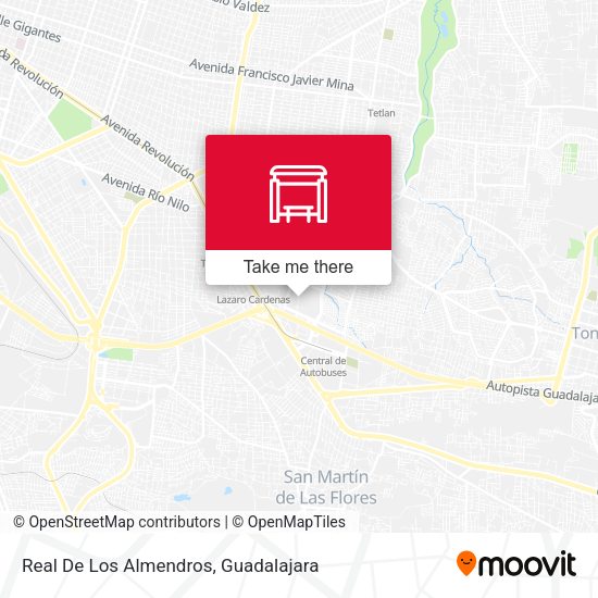 Mapa de Real De Los Almendros