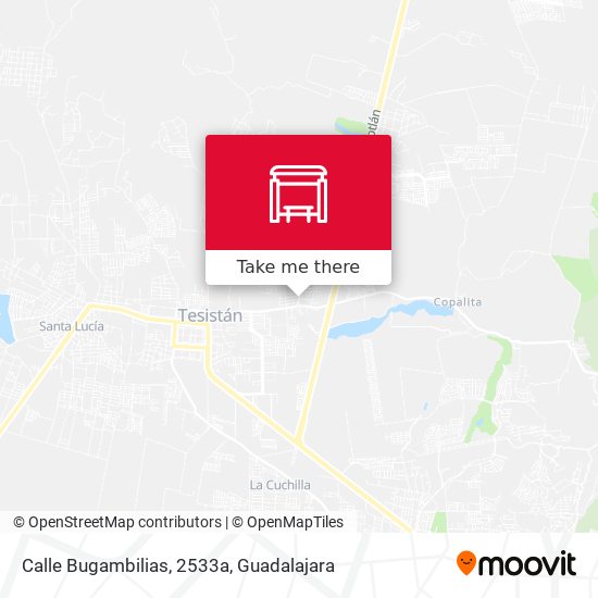 Calle Bugambilias, 2533a map
