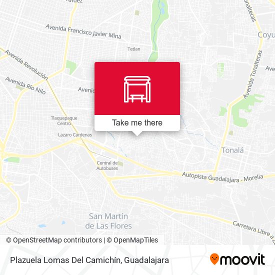 Plazuela Lomas Del Camichín map