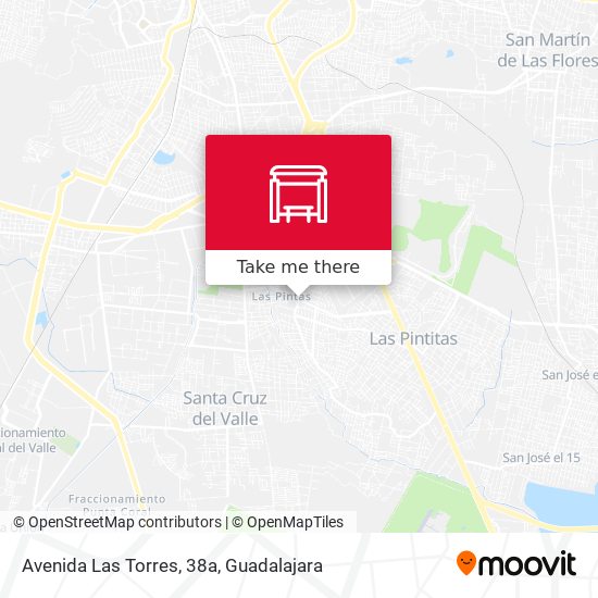 Mapa de Avenida Las Torres, 38a