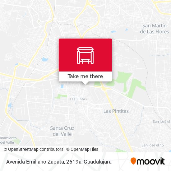 Avenida Emiliano Zapata, 2619a map