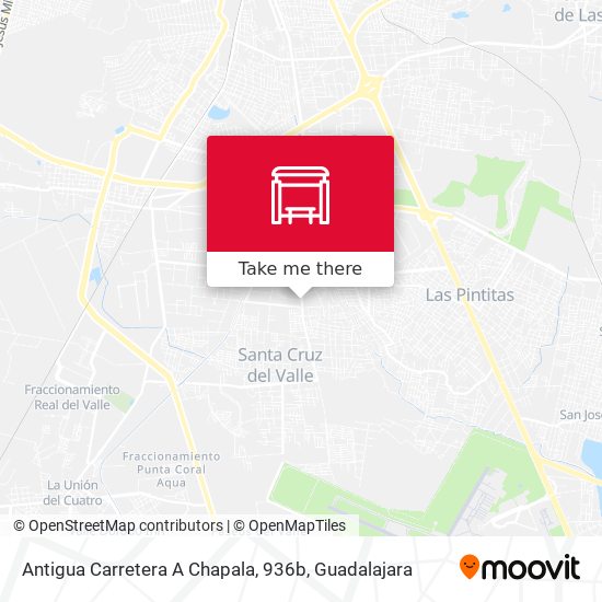 Mapa de Antigua Carretera A Chapala, 936b