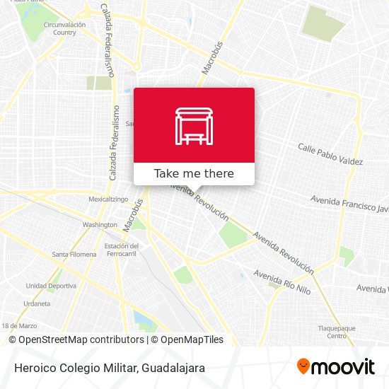 Heroico Colegio Militar map