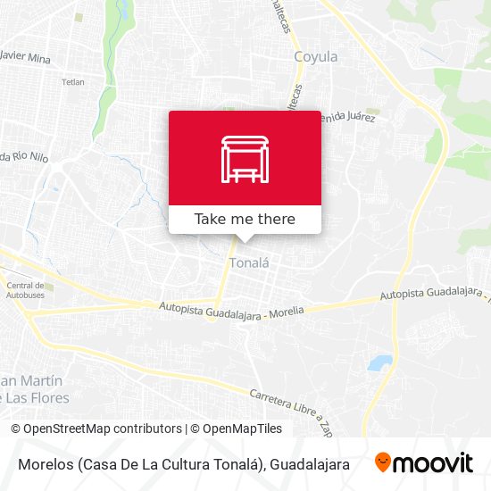 Mapa de Morelos (Casa De La Cultura Tonalá)