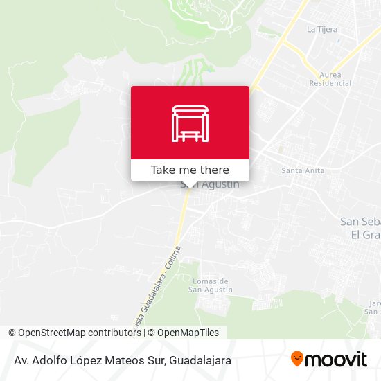 Av. Adolfo López Mateos Sur map