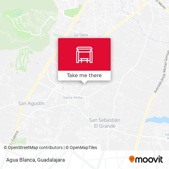 Mapa de Agua Blanca